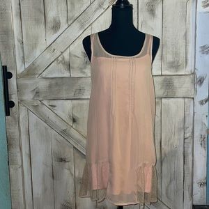 Light Tan Blouse 2 Layer Medium size